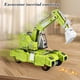 thumbnail image 4 of Camión excavadora deformable de juguete | Maqueta de vehículo de ingeniería con brazo elevable | Construcción de plástico resistente para niños | Amarillo o verde, 4 of 6