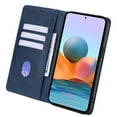 thumbnail image 3 of Pour Xiaomi Redmi Note 10 Pro Étui en Cuir à Rabat Rétro Magnétique pour Redmi Note 10 9 Pro Max Lite 10T 10S 9S 9T Funda Noir Redmi Note 10 ProMax, 3 of 6