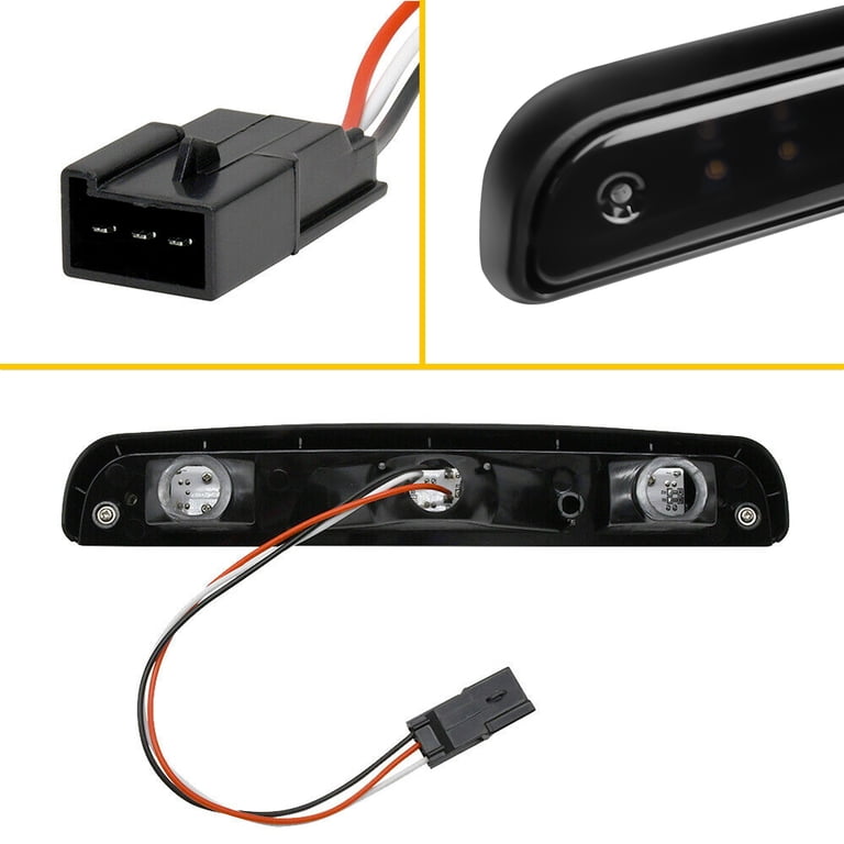 Smoked Lens LED Third Brake Light Fit For Ford 92-96 Bronco 94-96 F150 Smoked Lens LED Third Brake Light Fit For Ford 92-96 Bronco 94-96 F150