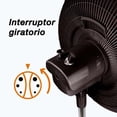thumbnail image 4 of 16" ventilador de pedestal plastico negro, 4 of 8