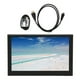 thumbnail image 2 of Monitor portátil de 5 pulgadas pantalla LCD IPS altavoces integrados duales diseño de conector de sonido minicomputadora segunda pantalla para TV para PC, 2 of 8