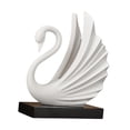 thumbnail image 2 of Decoración de la tabla de la estatua de cisne adornante elegante escritorio de regalo de regalo de regalo de regalo figura de cisne para el, 2 of 9