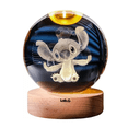 thumbnail image 1 of Lámpara Mesa Led Bola Cristal Elegancia Lab.G, Azul, 1 of 5