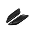 thumbnail image 4 of Brand New Premium Plastic Car Engine Hood Air Flow Vent Covers - Decorative & Functional Exterior Modification Kit, No-Drill Installation, Black/Carbon Fiber Optional, 220g Pair, 35.5x11.5x4cm Size,, 4 of 6