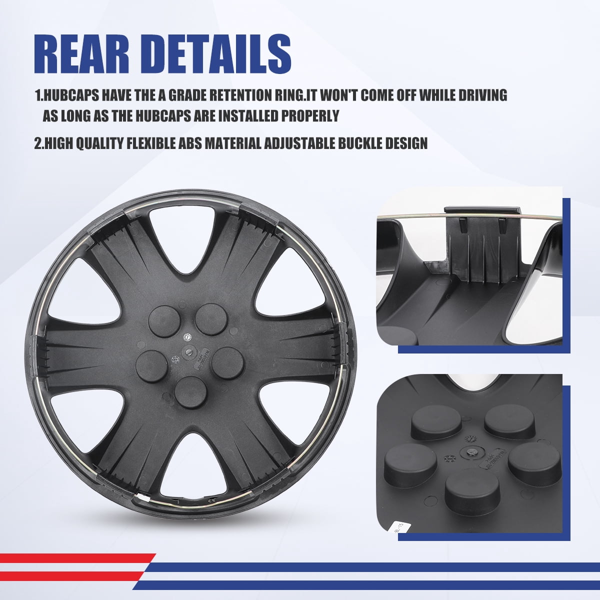 4Pcs/set Cover Hubcaps ,15 Inch Hubcaps Wheel Rims Cover for 2005-2008 TOYOTA COROLLA Compatible With Steel Wheels and Snap On Installation PP Material（15-Inch, Black Lacquer)