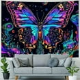 thumbnail image 4 of BCIIG Skull Tapestry  Mushroom Butterfly Tapestries Aesthetic Moth Tapestry Moon Flowers Tapestry Hippie Snake Tapestry Wall Hanging for Bedroom 40x60inch, 4 of 6