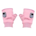 thumbnail image 2 of Guantes calefactables recargables para invierno, ideales para senderismo, esquí y ciclismo. Rosa, 2 of 9