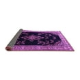 thumbnail image 2 of Ahgly Company Indoor Square Medallion Purple Traditional Area Rugs, 4' Square, 2 of 4