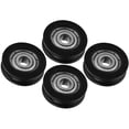 thumbnail image 4 of Milisten 4pcs U-Groove Pulley Roller Guide U Type Wheel for Hardware Doors Windows, 4 of 5
