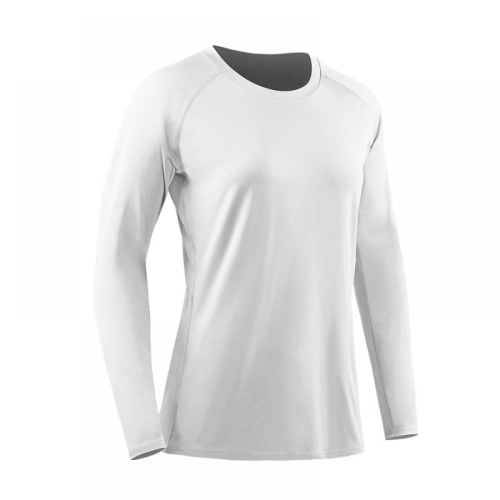 UV Long Sleeve Sun Protection Crew Neck Long Sleeve T Shirt Womens UPF 50 