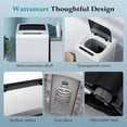 thumbnail image 6 of SUMMIT LIVING 1.5 Cu.ft Compact Washing Machine, LED Display 8 Wash Programs 10 Water Levels 3 Water Temperatures, Top-Load Compact Washer Machine for Apartment, Dorm, 6 of 9
