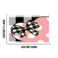 thumbnail image 3 of Table Place Mats Valentine'S Day Pinks Meal Mat Linen Printed Table Mat Home Kitchen Table Insulation Mat Quilted Placemats Square Placemats, 3 of 5