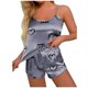 thumbnail image 1 of Lencería sexy para mujer Impreso Tentación Babydoll Ropa interior Cami Calzoncillos Pantalones cortos Ropa de dormir Calzoncillos Traje Fridja  nalpqowj43898, 1 of 5