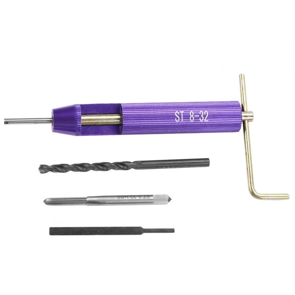 50pcs Stainless Steel Coiled Wire Helical Screw Thread Inserts Kit Imperial 8-32UNC x 1.5D