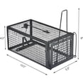 thumbnail image 2 of Gingbau Live Chipmunk Rat Trap Humane Vole Mouse Cage Trap, 2 of 14