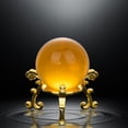 thumbnail image 4 of 40mm Crystal Ball With Golden Flower Stand Combination Home decoration, 4 of 5