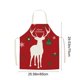 thumbnail image 3 of Delantal Navideño para Mujeres, Padres E Hijos | Babero de Cocina de Poliéster Multicolor | Tamaño Grande (75 X 65 Cm) | Ropa Protectora para Cocinar, Hornear, Barbacoa y Manualidades | Regalo para L, 3 of 6