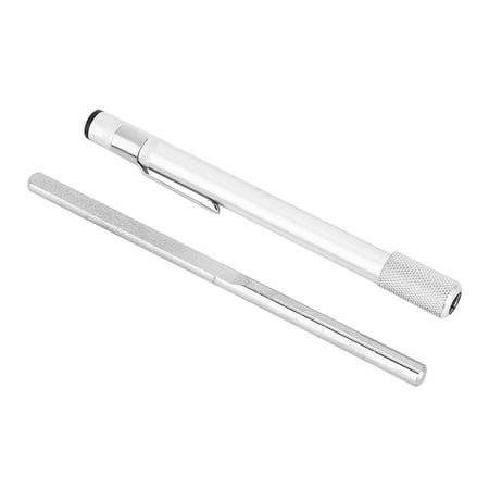 Portable Pen Shape Diamond File Fishhook Fishing Hook Knife Sharpener Sharpening M