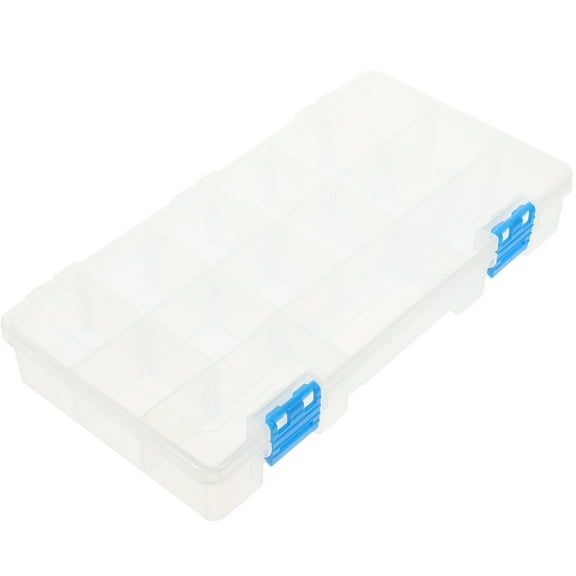 PTOOTP Portable Plastic Storage Container Organizer for Screws Nails Electronic Components and Small Parts
