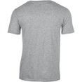 thumbnail image 2 of Gildan T-Shirt à Manches Courtes à Col en V Style Doux pour Hommes, 2 of 5