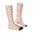 thumbnail image 3 of Fotbe Strawberry And Flowers print Women's Men's Novelty Crew Socks Cotton Socks Knee High Socks for Walking,Running,Nurses,Pregnancy, 3 of 9