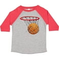 thumbnail image 3 of Inktastic Basketball Swish Boys or Girls Toddler T-Shirt, 3 of 5