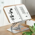thumbnail image 4 of Bisofice Book Stand,With Base Wooden Eryue Stand With Base Clips And Adjustable Document Storybook Cookbook Panel Clips And Book Recipe Document Book Stand Base Wooden Panel Adjustable Book Lanru, 4 of 6