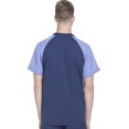 thumbnail image 3 of Dickies Dynamix Medical Scrubs Top for Men Crew Neck DK670, XL, Navy, 3 of 6