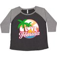 thumbnail image 3 of Inktastic I Love Florida with Ocean and Palm Trees Women's Plus Size T-Shirt, 3 of 5