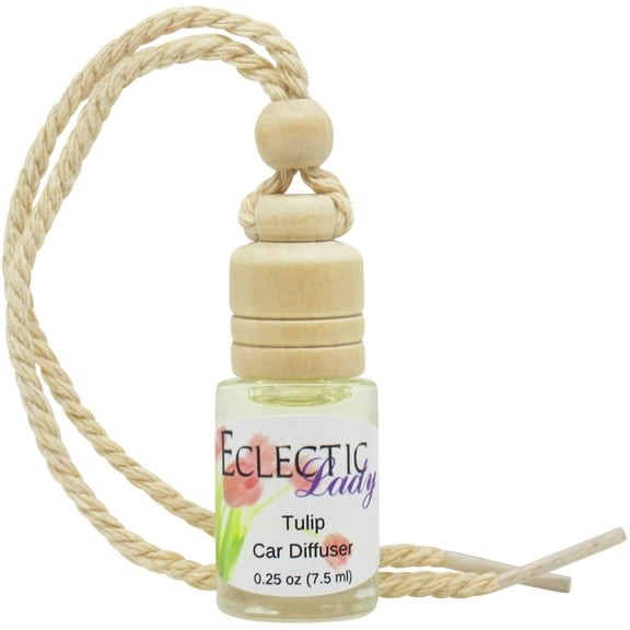 Tulip Scented Car Diffuser by Eclectic Lady, 7.5 ml, Air Freshener, Premium Grade Fragrance Oil