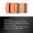 thumbnail image 3 of IFANLANDOR Dynamic Microphone Replacement Capsule for Home Use Orange ABS Microphone Core Wide Frequency Response Suitable for Concerts Conferences Karaoke Live Interviews 1.25, 3 of 8