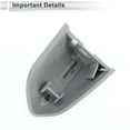 thumbnail image 4 of Tapa de extremo del mango de la puerta delantera izquierda de Unique Bargains, cubierta del cilindro de bloqueo exterior para Ford Mondeo Edge Taurus 2013-2020, ABS blanca, 1 pieza, 4 of 6