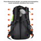 thumbnail image 4 of Mochila De Ciclismo, Mochila, Mochila Deportiva De 50 L Para Acampar En Bicicleta Ccdes Otros, 4 of 8