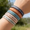thumbnail image 5 of OOINQQ 20 Pcs Motivational Wristbands Bulk for Student Inspirational Rubber Bands Stretch Affirmation Silicone Bracelet Halloween Class Prizes Teacher Gifts, 5 of 5