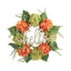 thumbnail image 3 of Corona artificial para puerta de entrada con letrero de "Hola", decorativa, creativa y reutilizable. Verde naranja, 3 of 9