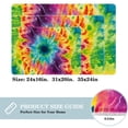 thumbnail image 2 of Tie Dye Non-Slip Polyester Door Rug Chair Mat Kitchen Rugs, Machine Washable, 2 of 6