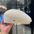 thumbnail image 5 of WWG Ladies' Summer Adjustable Beret Thin Casual Breathable Beach Hat for Outdoor Activities, Polyester Sun Hat for Women with Adjustable Strap, Cap Circumference 56-58cm, 5 of 7