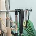 thumbnail image 5 of IRIS Extendable Double Rod Clothes Rack, Garment Rack, Clothing Rack w/Lockable Wheel, 5 of 7