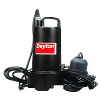 Dayton 1/2 HP 1-1/2" F Submersible Sump Pump 120V AC Diaphragm 3BB79