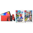 thumbnail image 2 of Consola Nintendo Switch OLED 64GB Mario Red Edition con Juegos Fisicos Super Smash Bros Ultimate y Super Mario Wonder, 2 of 2