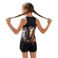 thumbnail image 2 of Psesaysky Horse Pattern Girls Tankini Swimsuit 2 Piece Modest Bathing Suits for Girls Swim Tank Top + Bottoms, Size 6-15Y, 2 of 7