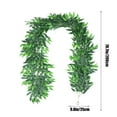 thumbnail image 3 of LmnLft Faux Evergreen Rattan Wall Garland - Lifelike Pothos Vine with Flexible Stems, Boho Home Office Hanging Greenery Decor, 3 of 6