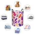 thumbnail image 4 of Leafs Doodle Laundry Hamper Medium Storage Basket/Toy Organizer/Dirty Clothes Bucket, 4 of 5