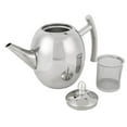 thumbnail image 2 of Tea Pots with Infusers for Loose Tea Stainless Steel Teapot Tea Kettle Coffee Pot with Lid and Filter Screen Curved Handle, Tea Kettle Stovetop Teapot for Home Restaurant Hotel, 2 of 7