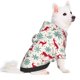 thumbnail image 2 of Fotbe Vintage Christmas Reindeer Sudadera con Estampado para Perros Pequeños – Suéter con Capucha para Mascotas, Tela Suave de Forro Polar con Bolsillo-X-Small, 2 of 7
