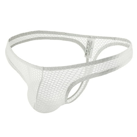 

GWAABD Nightwear Top Breathable Briefs Men s Underpants Mesh Boxer Underwear