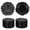 Black, variant on golytefs 100PCS Charger Plates Reusable Ruffled Plastic Plate 12In Dinner Plate (Black)