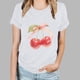 thumbnail image 5 of Blusas de Manga Corta para las Mujeres Divertida Impresión Cuello Redondo Camiseta Vintage, Blusas de Primavera para las Mujeres, 5 of 9
