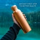 thumbnail image 2 of Botella de agua Kosdeg Copper de 1 litro/34 oz hecha a mano a prueba de fugas, 2 of 9