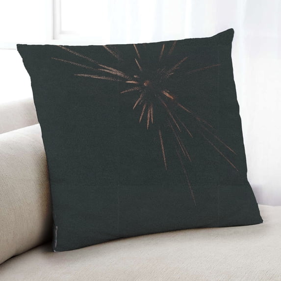 Ahgly Company Games Fireworks Indoor Throw Pillow, 18 inch by 18 inch